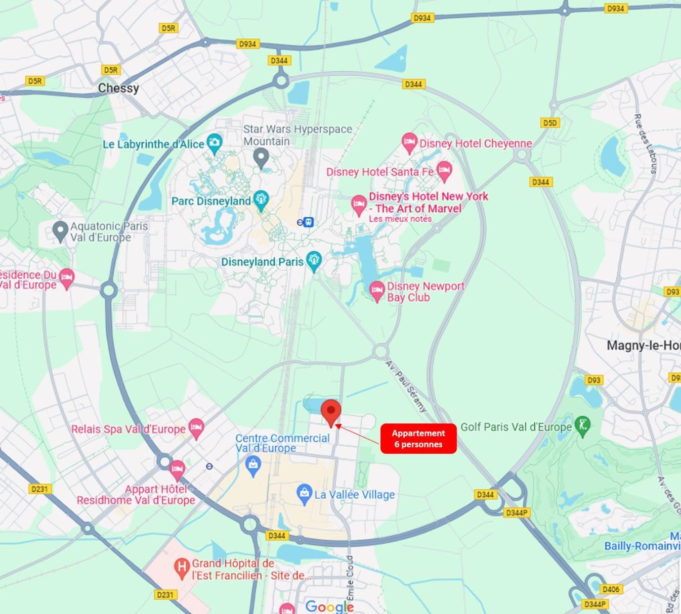 6 Personnes - Disneyland Paris Appartement *